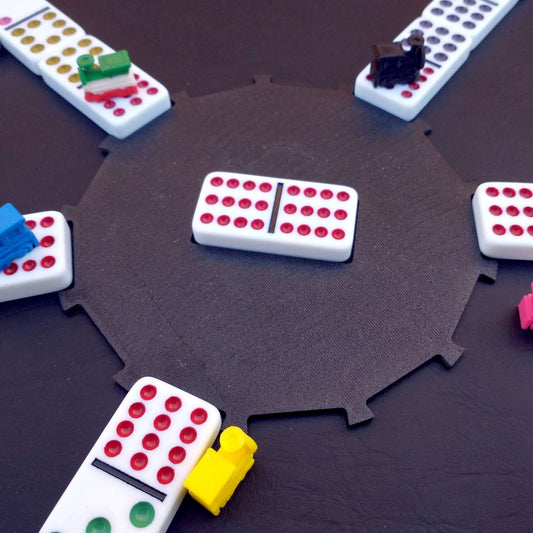 Hub for playing Mexican Train Dominos