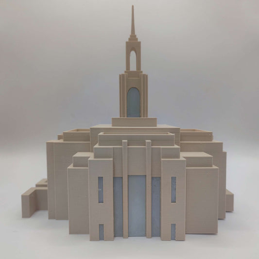 Red Cliffs Utah Temple with Windows