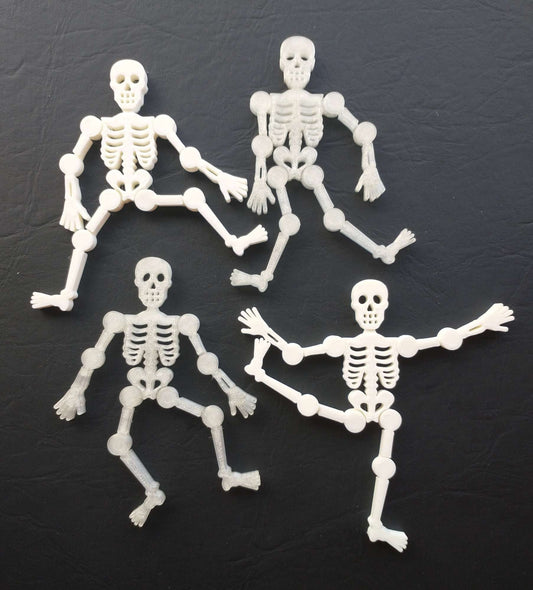 Set of 4 Skeletons with Moving Arms and Legs