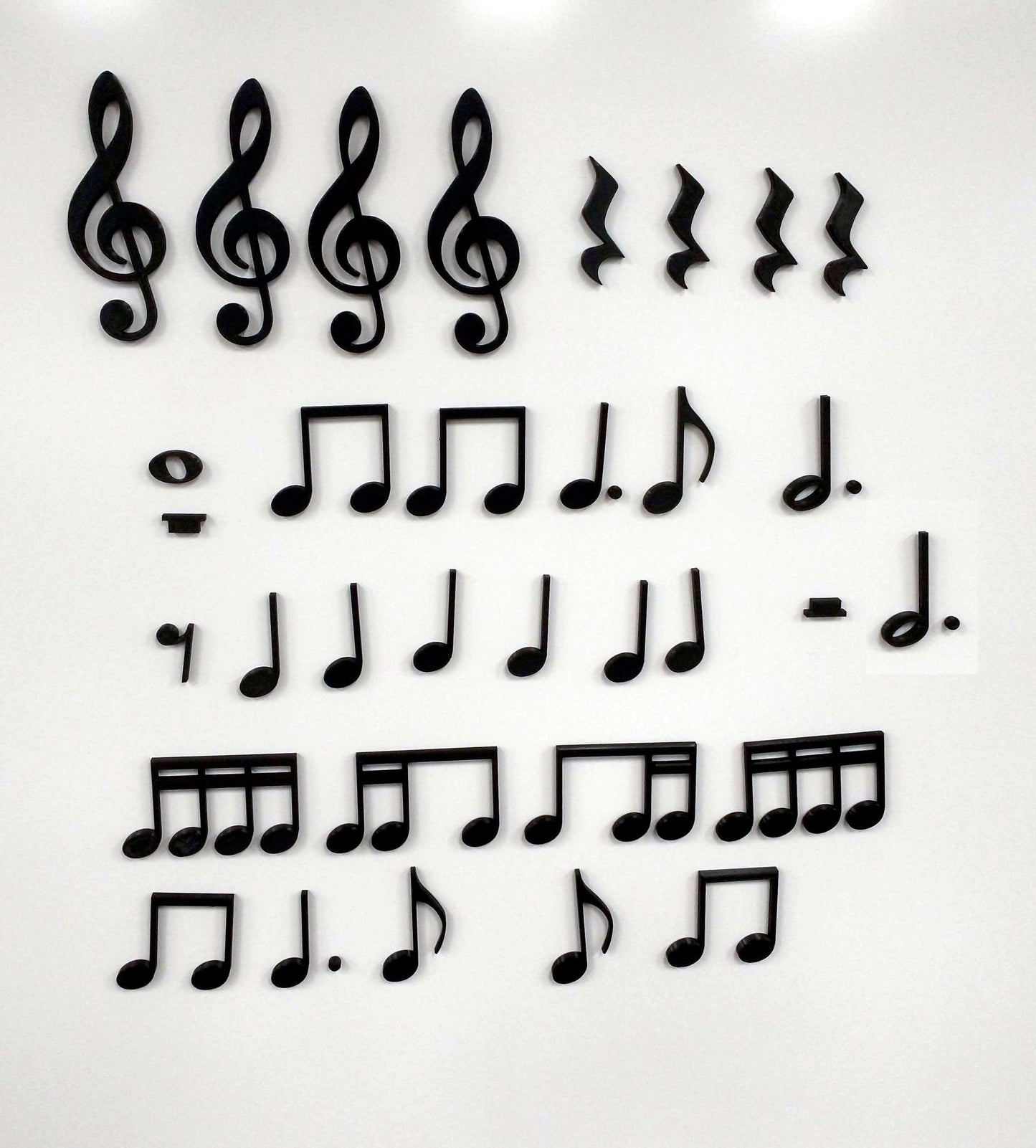 Individual 3D Music Notes Magnetic