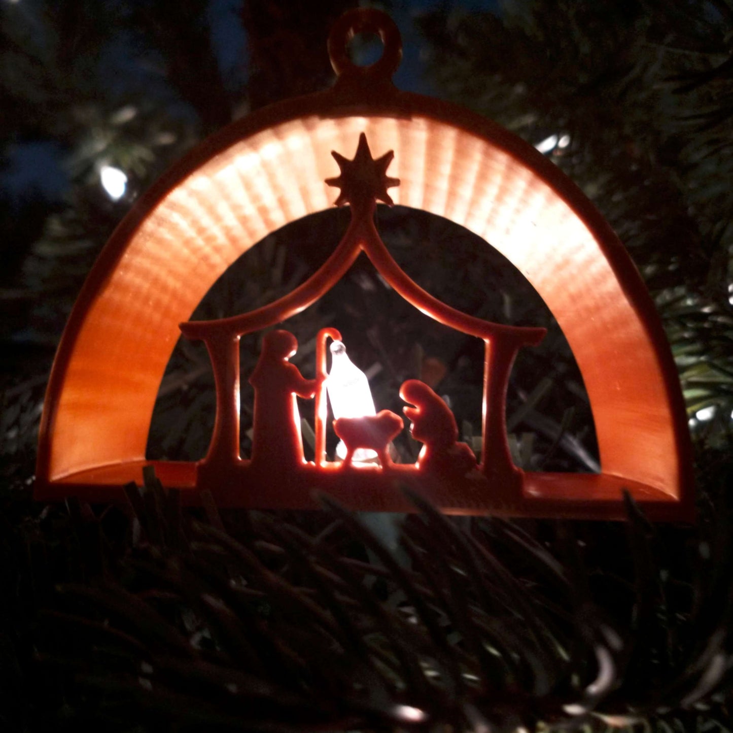 Nativity Ornaments 3D Printed Gifts