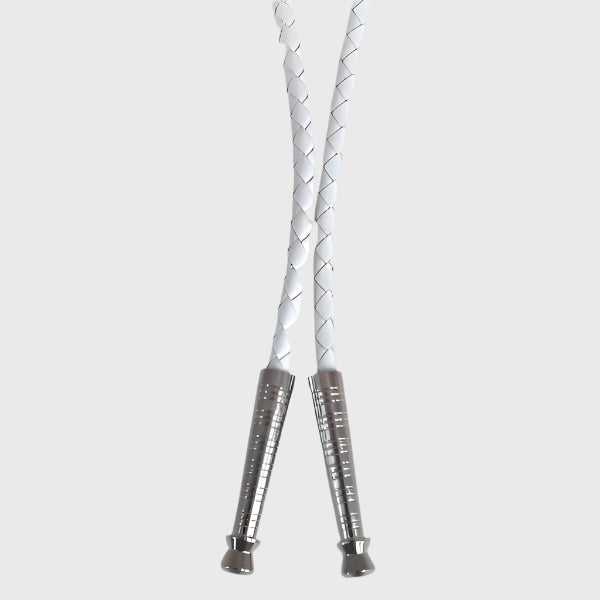 Leather Bolo Necktie - Silver Ends