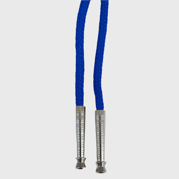 Rayon Bolo Necktie - Silver Ends