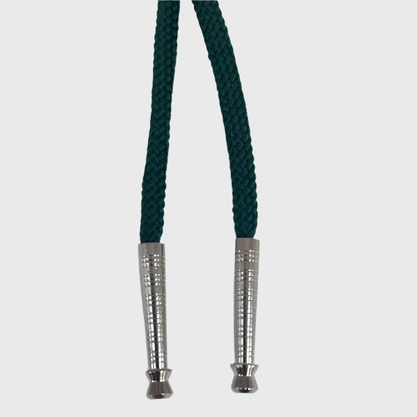 Rayon Bolo Necktie - Silver Ends