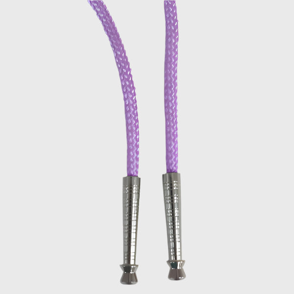 Rayon Bolo Necktie - Silver Ends