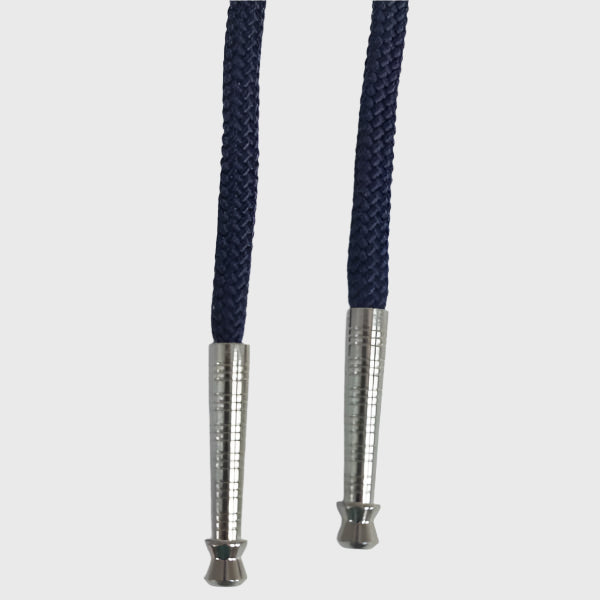 Rayon Bolo Necktie - Silver Ends