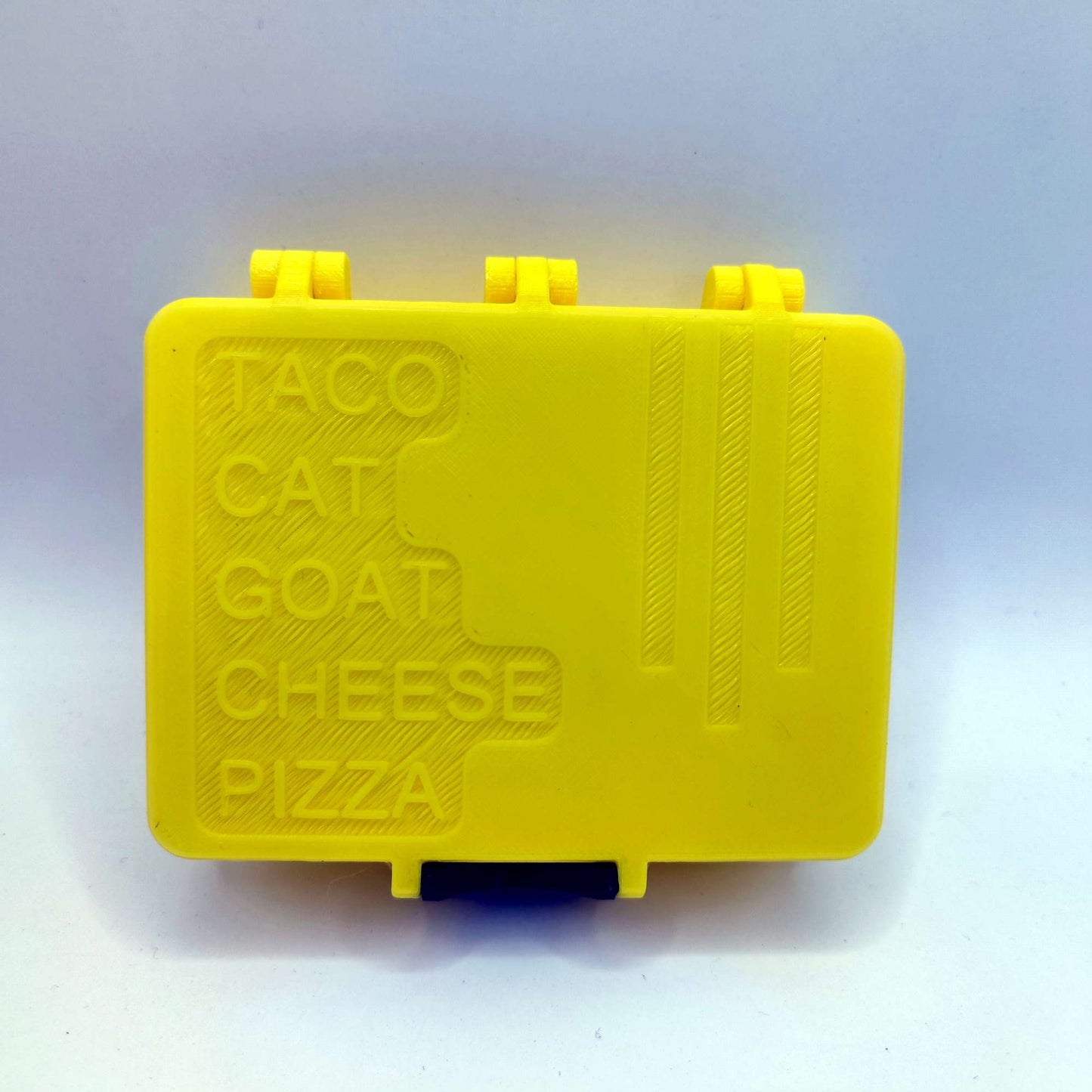 Card Box for Taco Cat Goat Cheese Pizza Game