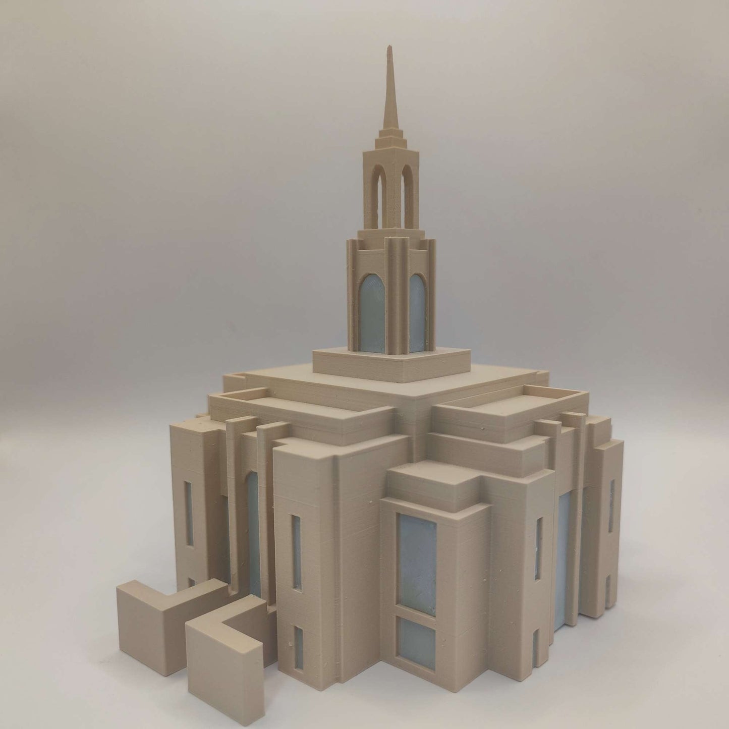 Red Cliffs Utah Temple with Windows