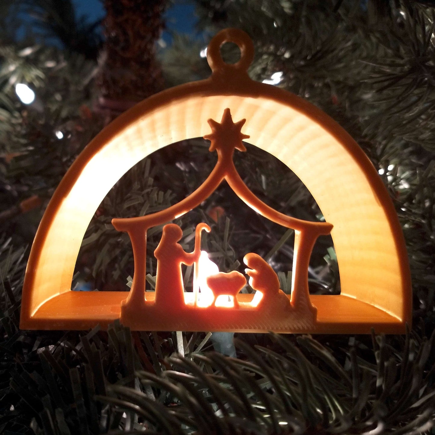 Nativity Ornaments 3D Printed Gifts