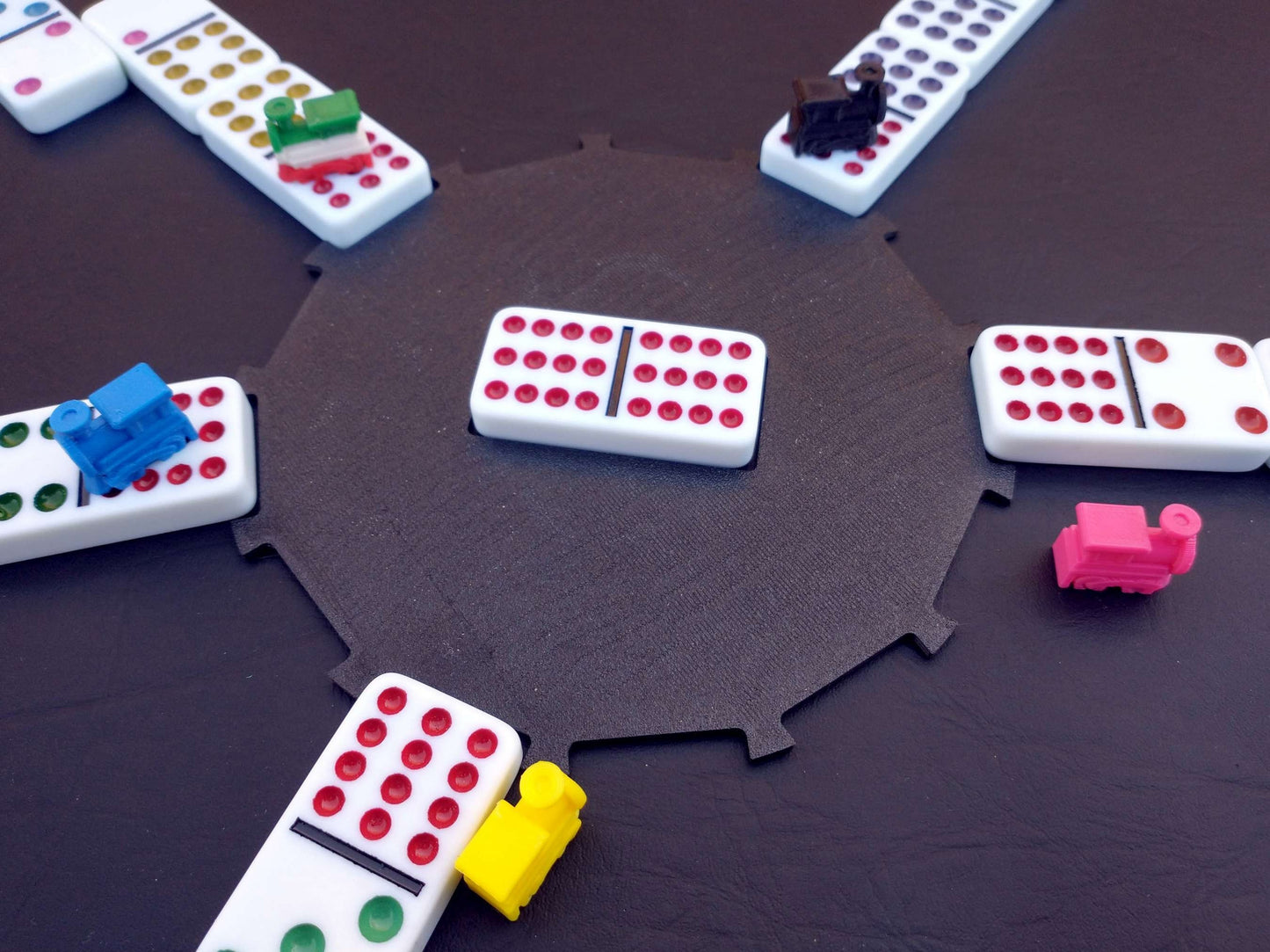 13 Colored Trains for Mexican Train Dominos